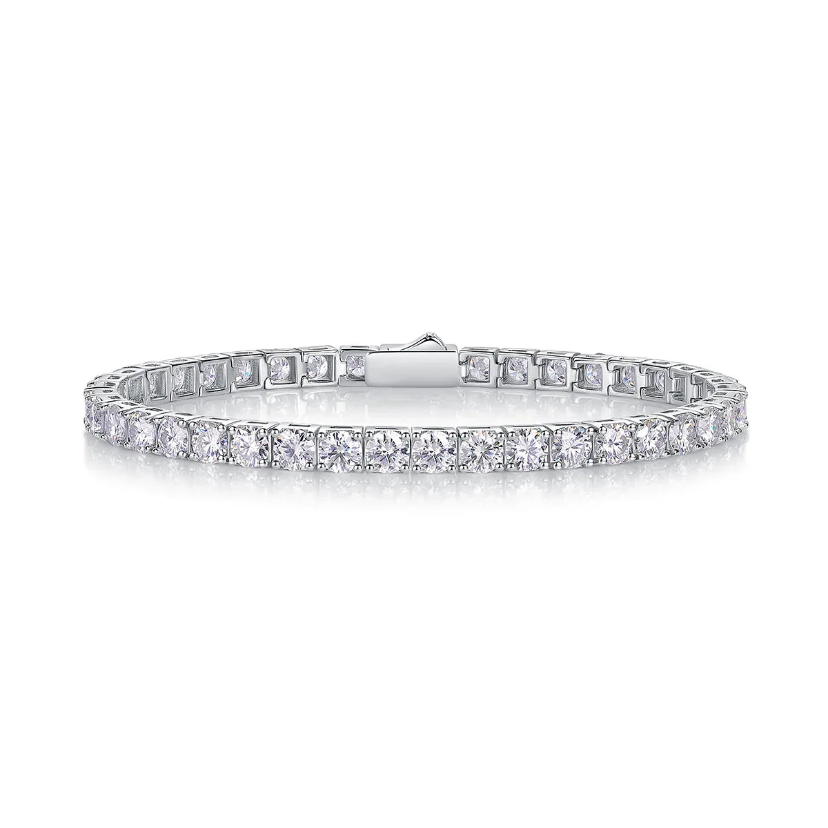 Gravitation Luxury Fashion Mossan Diamond S925 Silver Bracelet - AURIEVAA