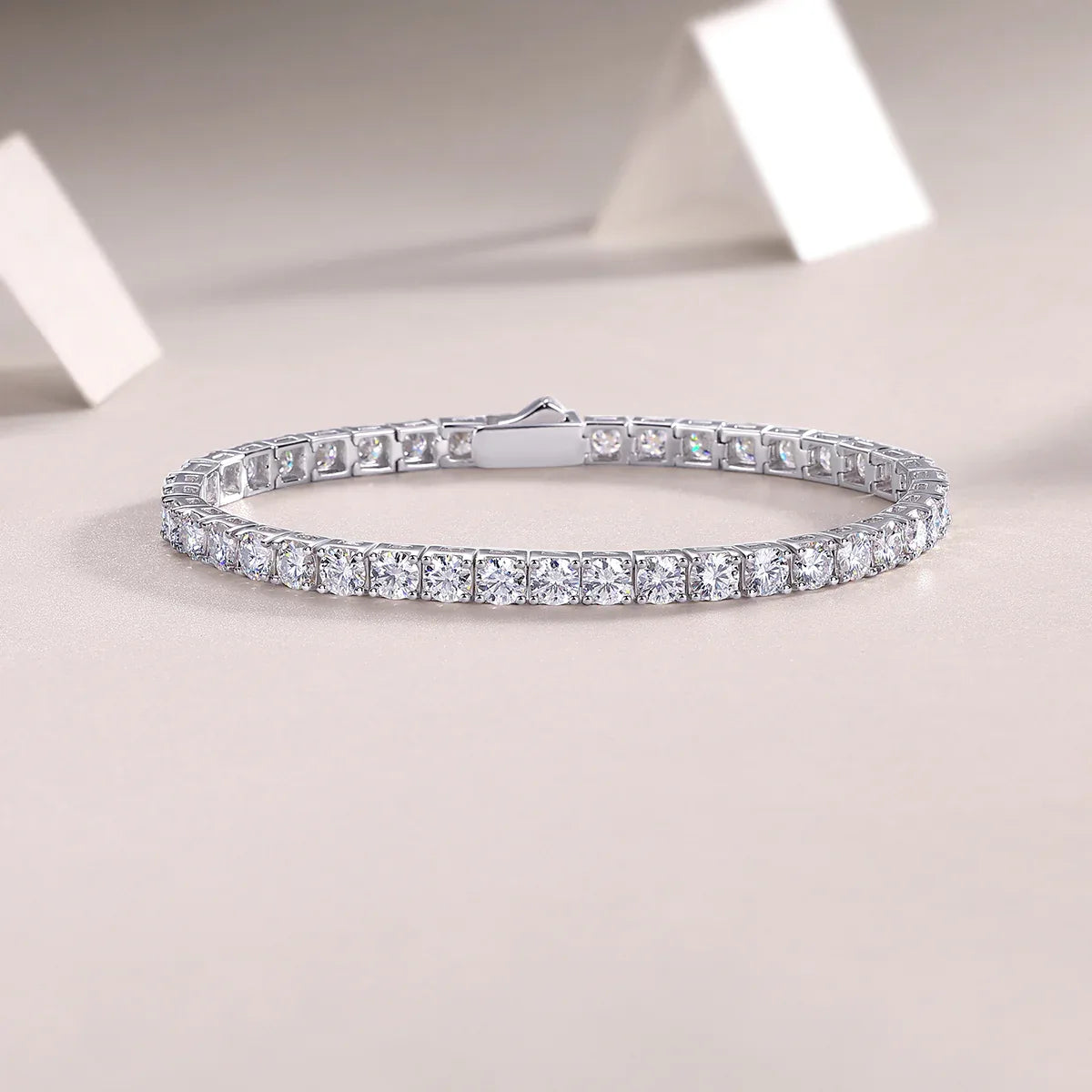 Gravitation Luxury Fashion Mossan Diamond S925 Silver Bracelet - AURIEVAA