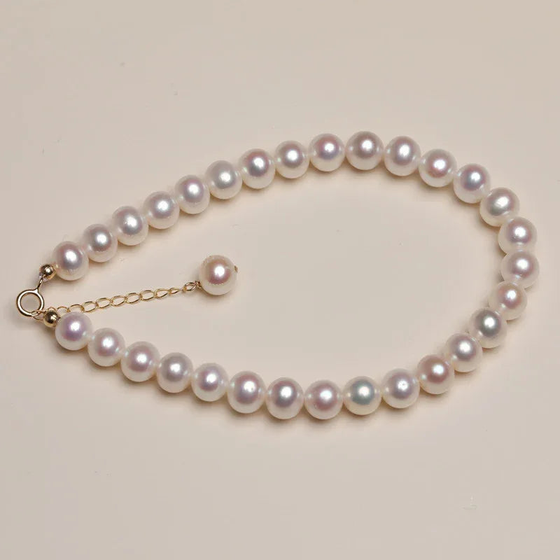 Natural Freshwater Pearl Bracelet - AURIEVAA