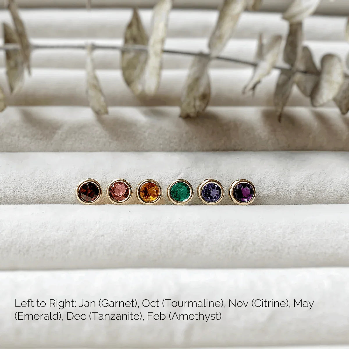 Birthstone Solitaire Necklace - AURIEVAA