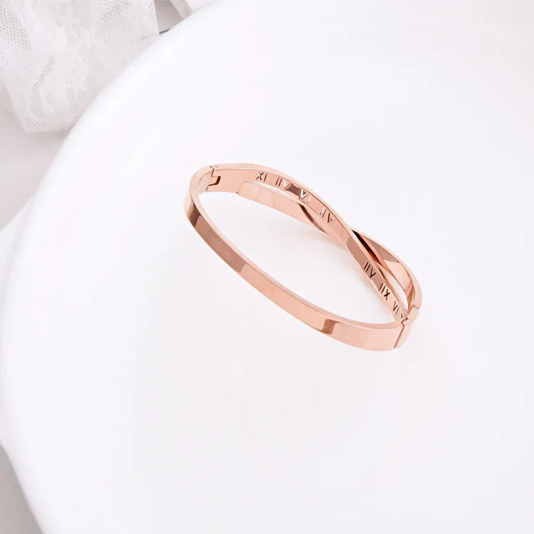 Women's Hot Style Roman Word Diamond Bracelet - AURIEVAA