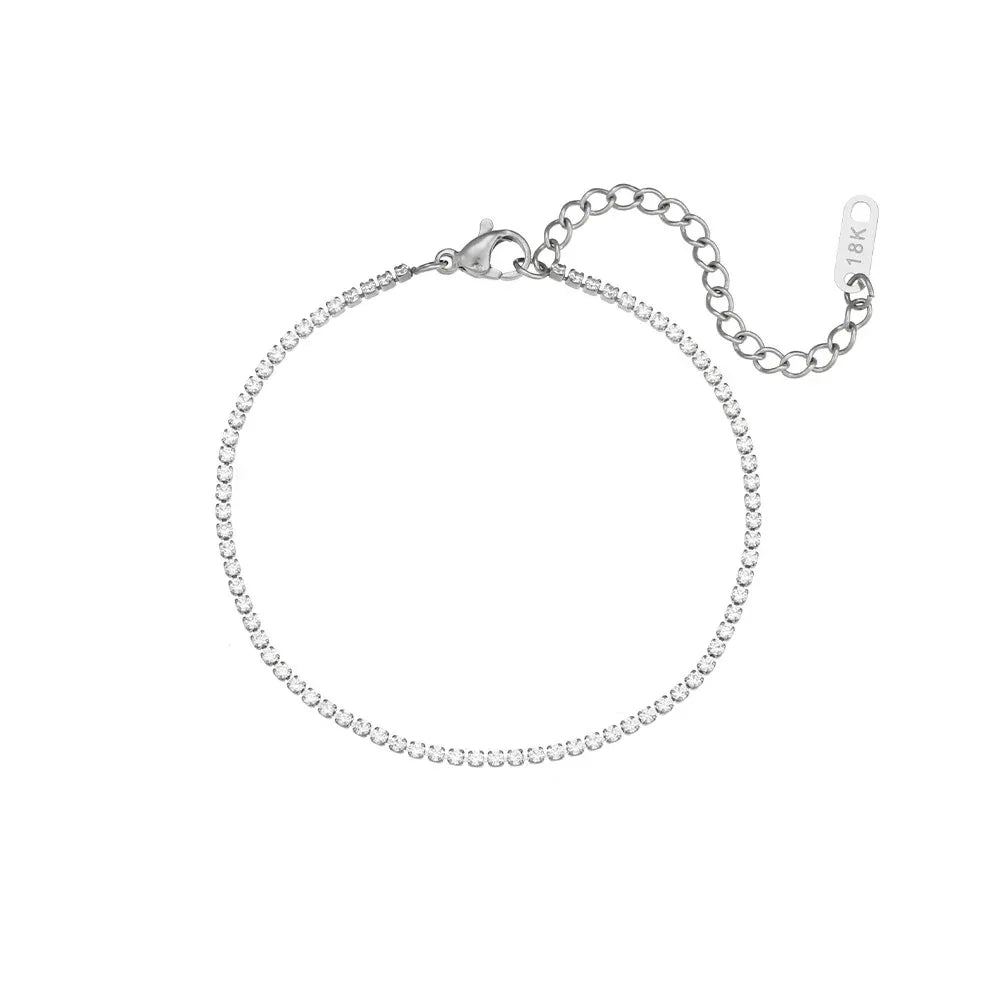 Stainless Steel Fashion Simple Bracelet Necklace Ornament - AURIEVAA