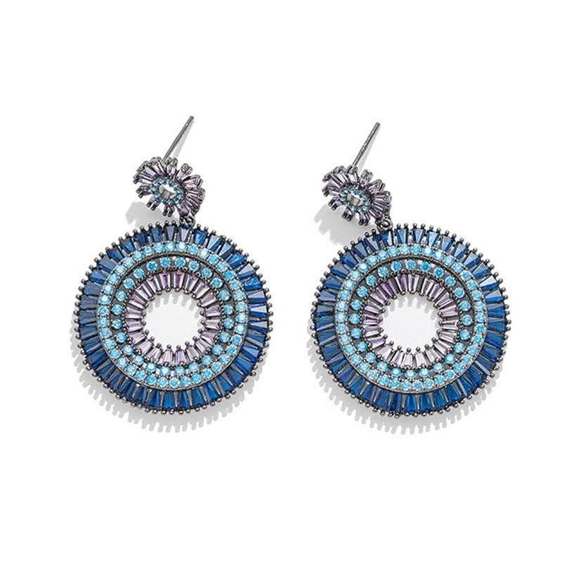 Casual Rainbow Hoop Earrings For Women - AURIEVAA