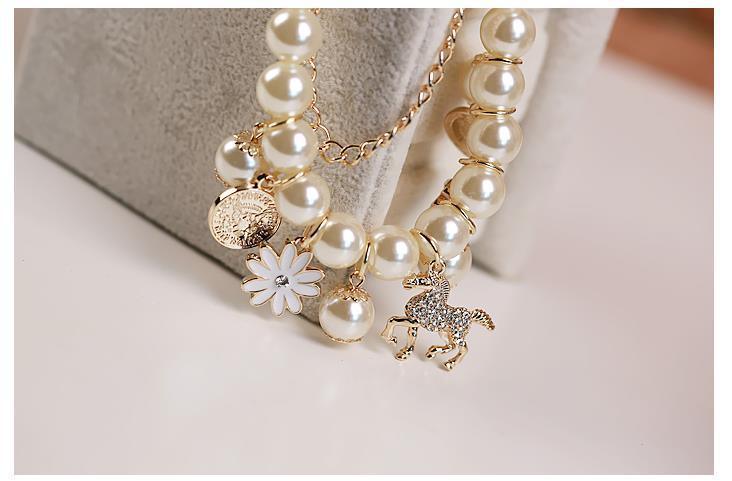 Pearl Flower Bracelet Jewelry - AURIEVAA