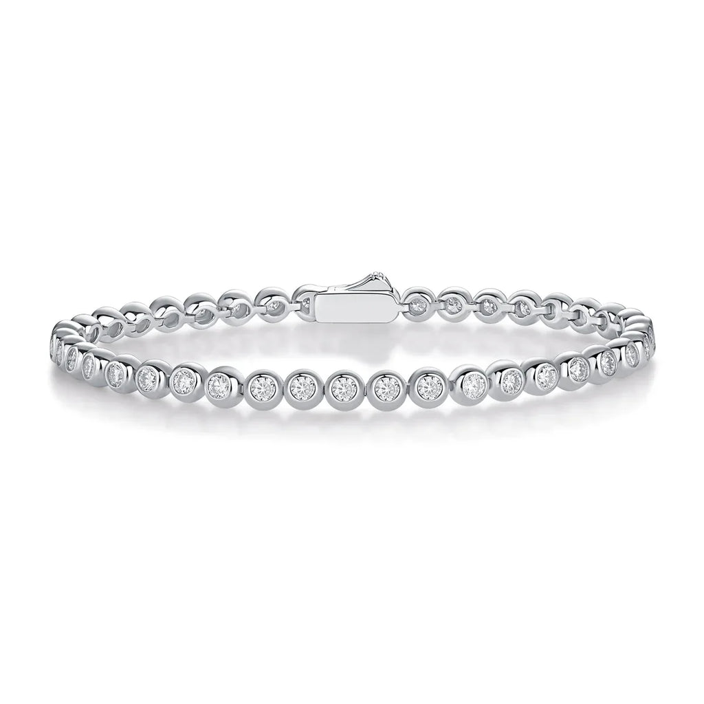 Galaxy Dream Luxury Fashion Mosan Diamond S925 Silver Bracelet - AURIEVAA