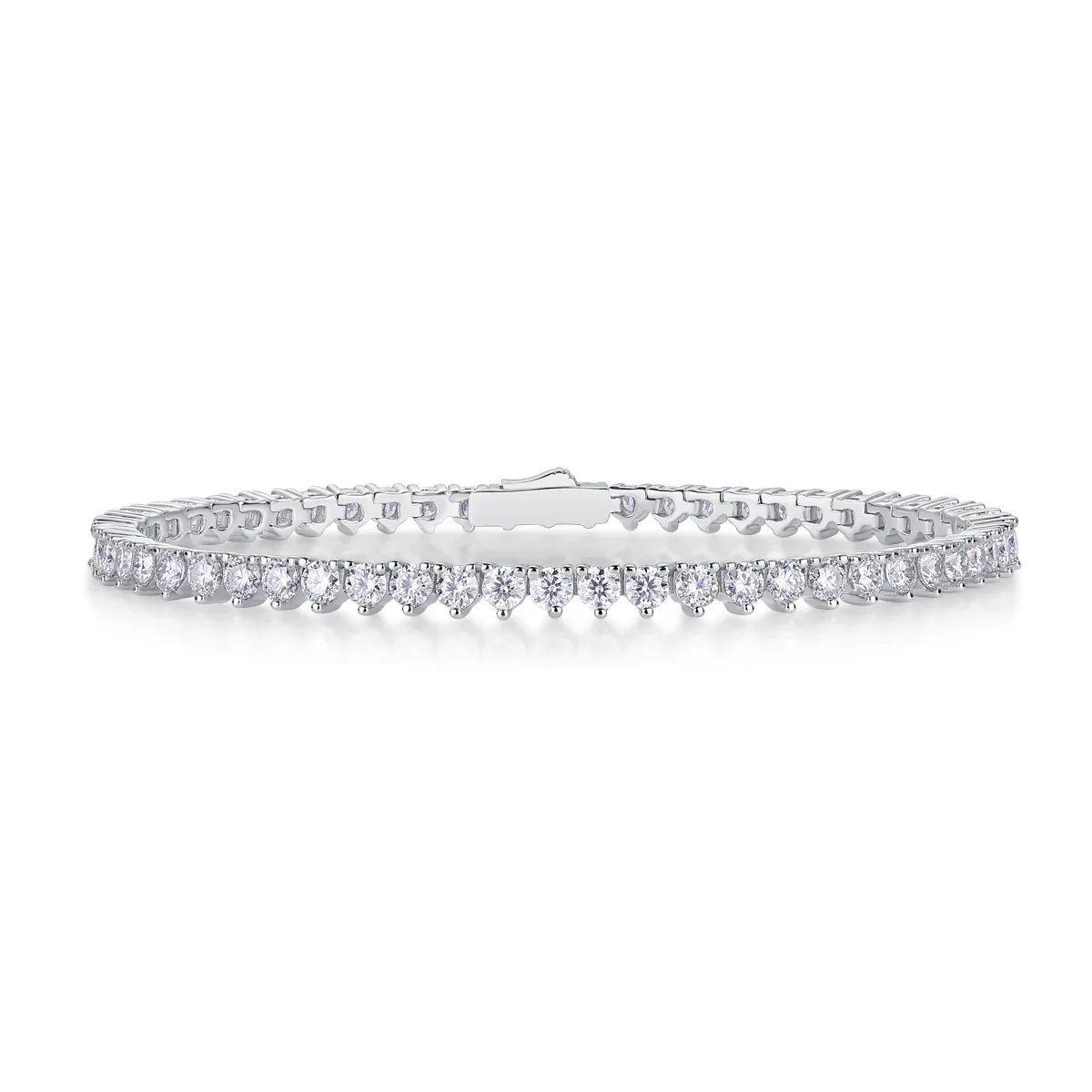 Mark Luxury Fashion Mosan Diamond S925 Silver Bracelet Comparable To Natural Diamonds - AURIEVAA