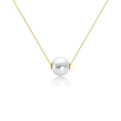 Pearl Clavicle Necklace - AURIEVAA