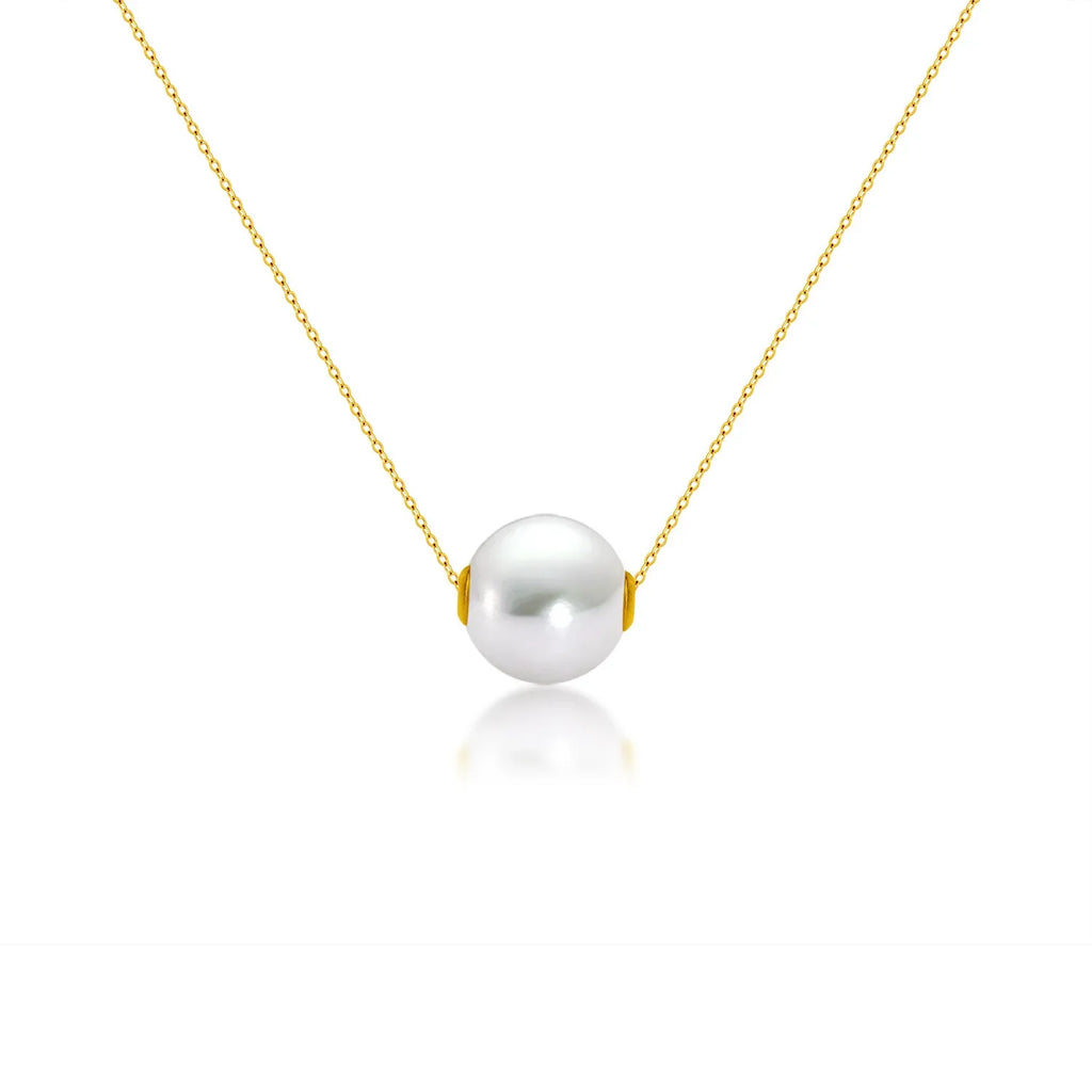Pearl Clavicle Necklace - AURIEVAA