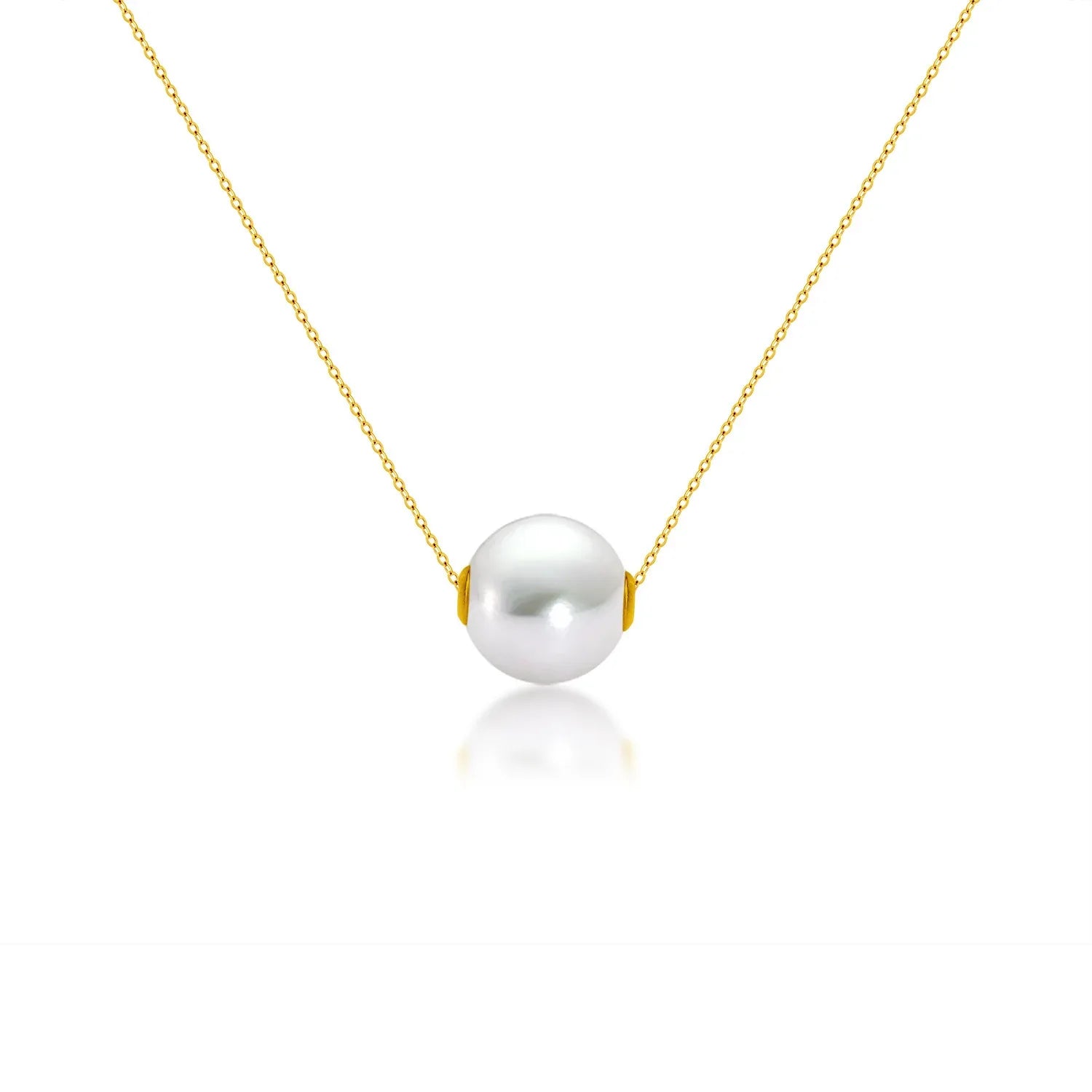 Pearl Clavicle Necklace - AURIEVAA