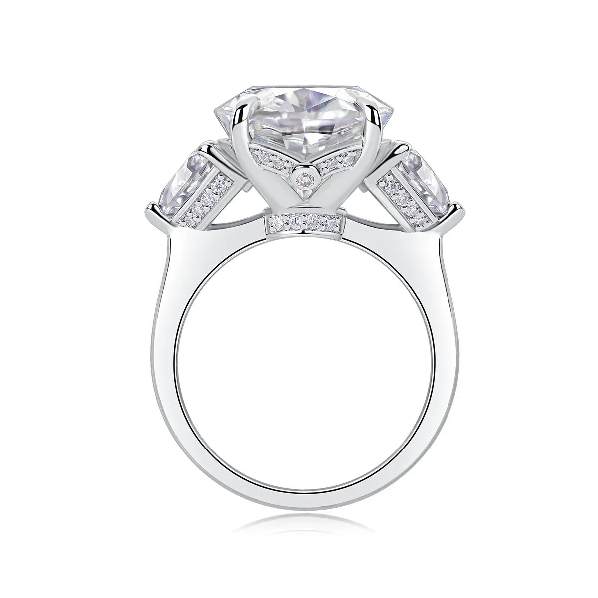 Soul Resonance - A Fashionable And Luxurious Jewelry Accessory Set With Moissanite S925 Sterling Silver And Platinum-plated Diamond - AURIEVAA