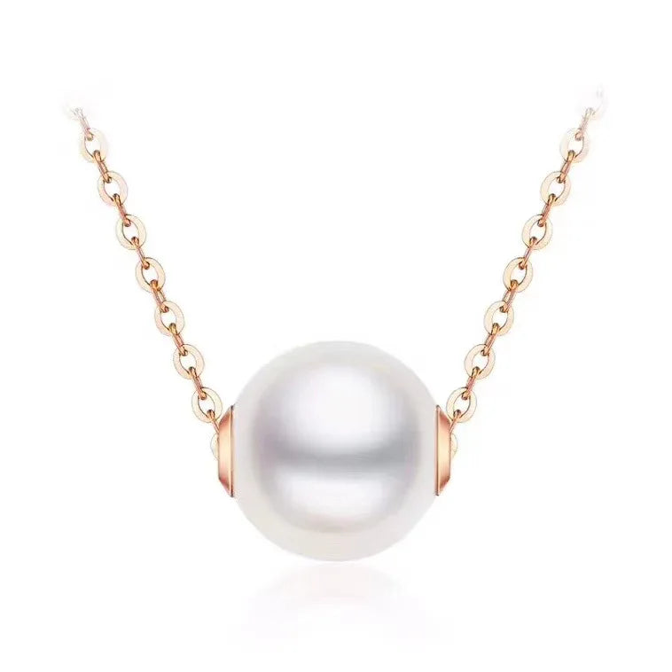 Pearl Clavicle Necklace - AURIEVAA