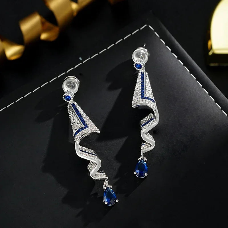 Design Retro Satin Style Earrings With A High-end Feel - AURIEVAA