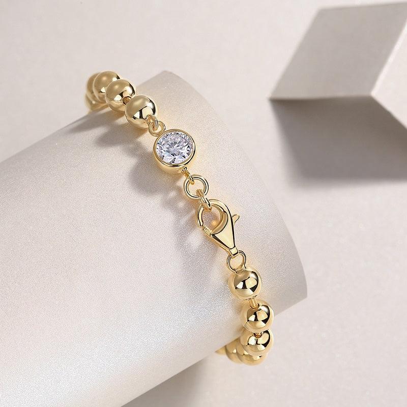 Luxury Fashion Mossan Diamond S925 Silver Bracelet Comparable To Natural Diamonds - AURIEVAA