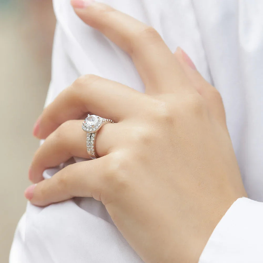 S925 Sterling Silver Niche Stacked Ring Women's Personality - AURIEVAA