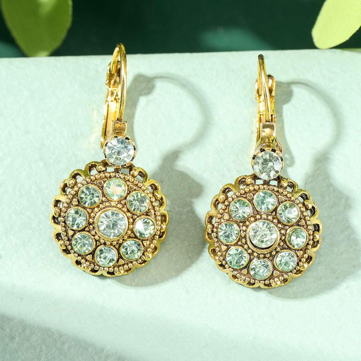 Luxury Gemstone Earrings Fashion Gift For Ladies - AURIEVAA