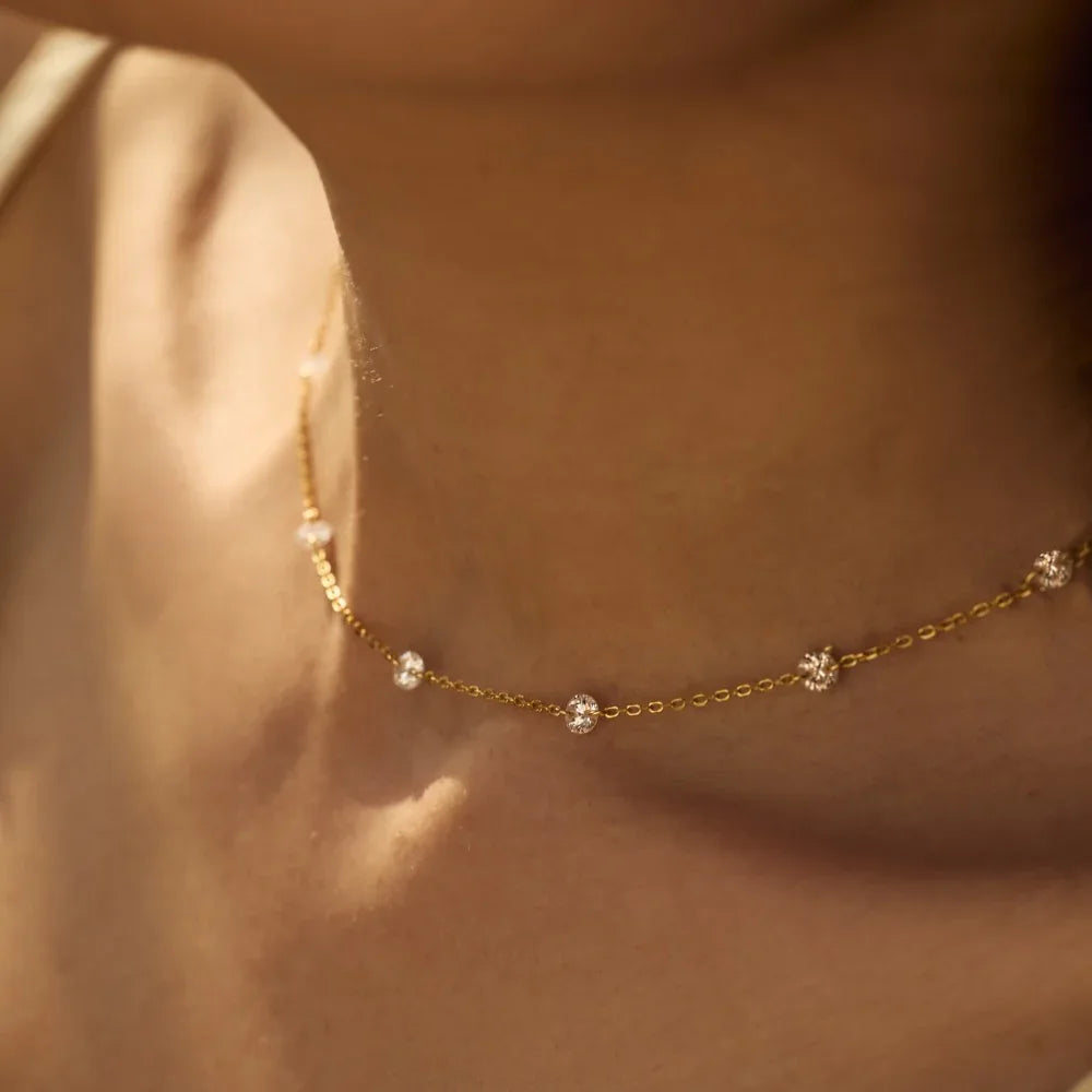 S925 Sterling Silver Necklace For Women XINGX Exquisite Embellishment Design - AURIEVAA