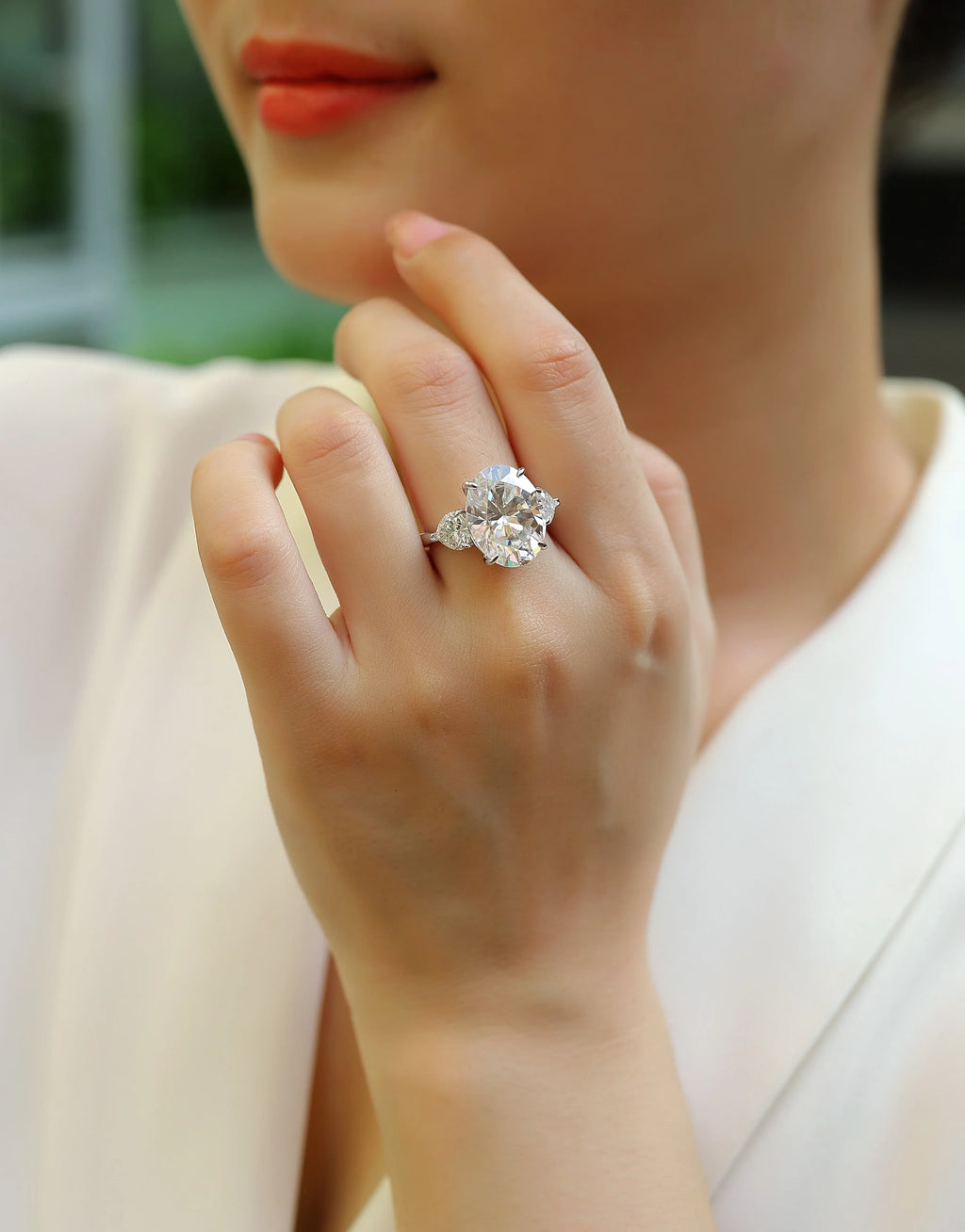 Soul Resonance - A Fashionable And Luxurious Jewelry Accessory Set With Moissanite S925 Sterling Silver And Platinum-plated Diamond - AURIEVAA