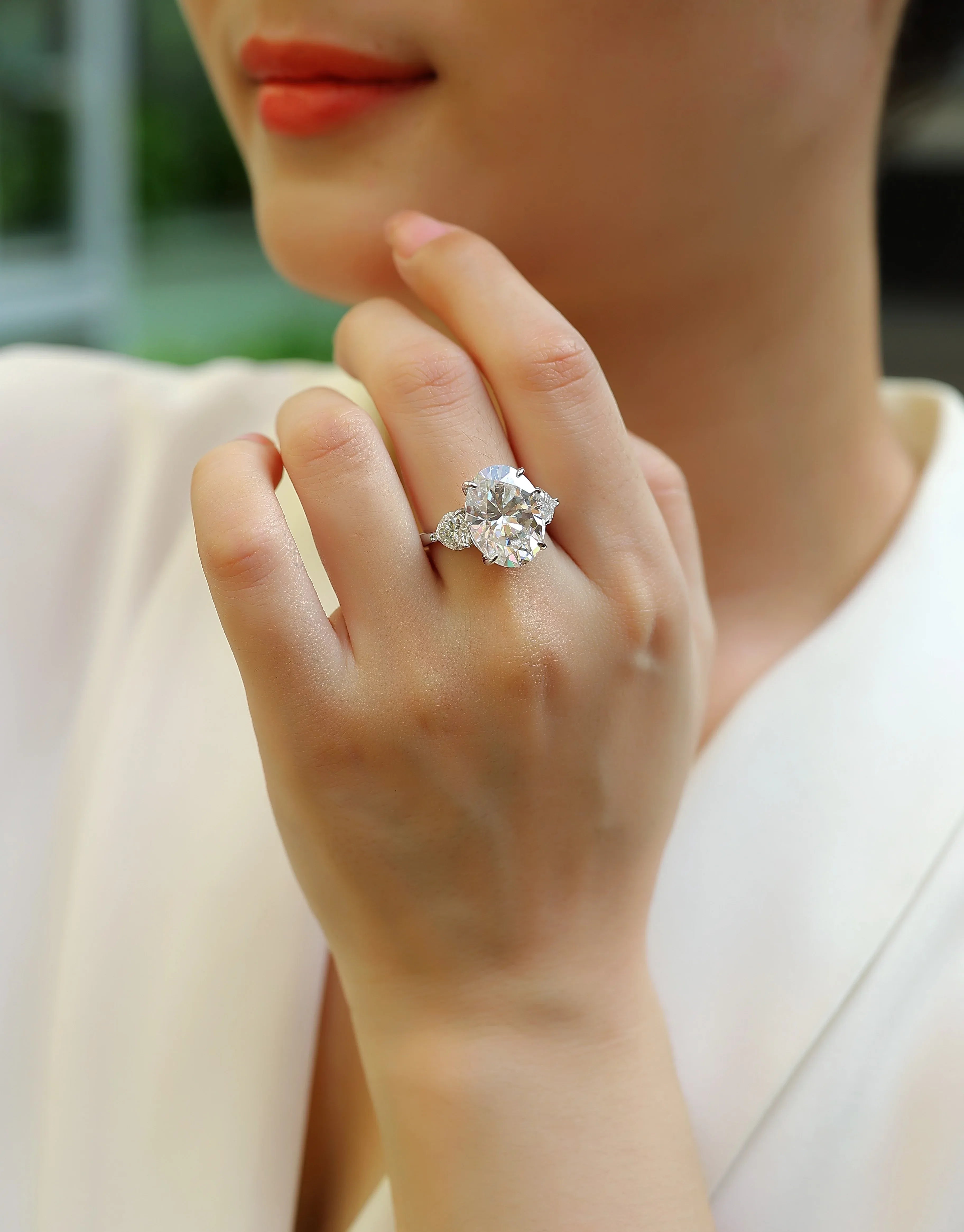 Soul Resonance - A Fashionable And Luxurious Jewelry Accessory Set With Moissanite S925 Sterling Silver And Platinum-plated Diamond - AURIEVAA