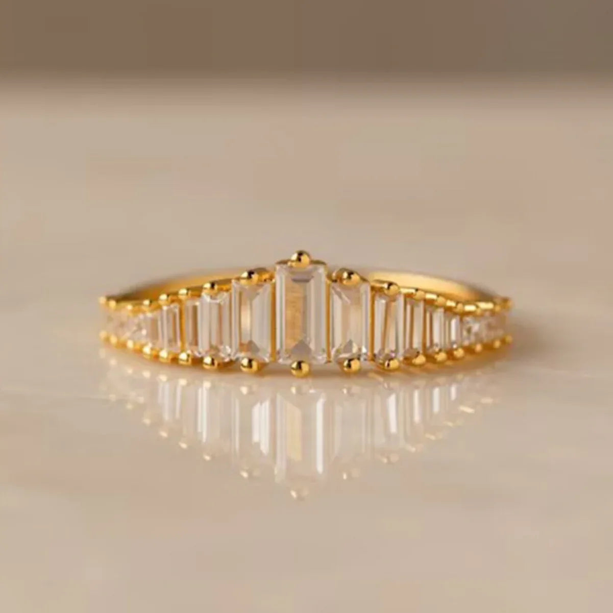 S925 Sterling Silver Simple Fashion Organ Ring Personality - AURIEVAA