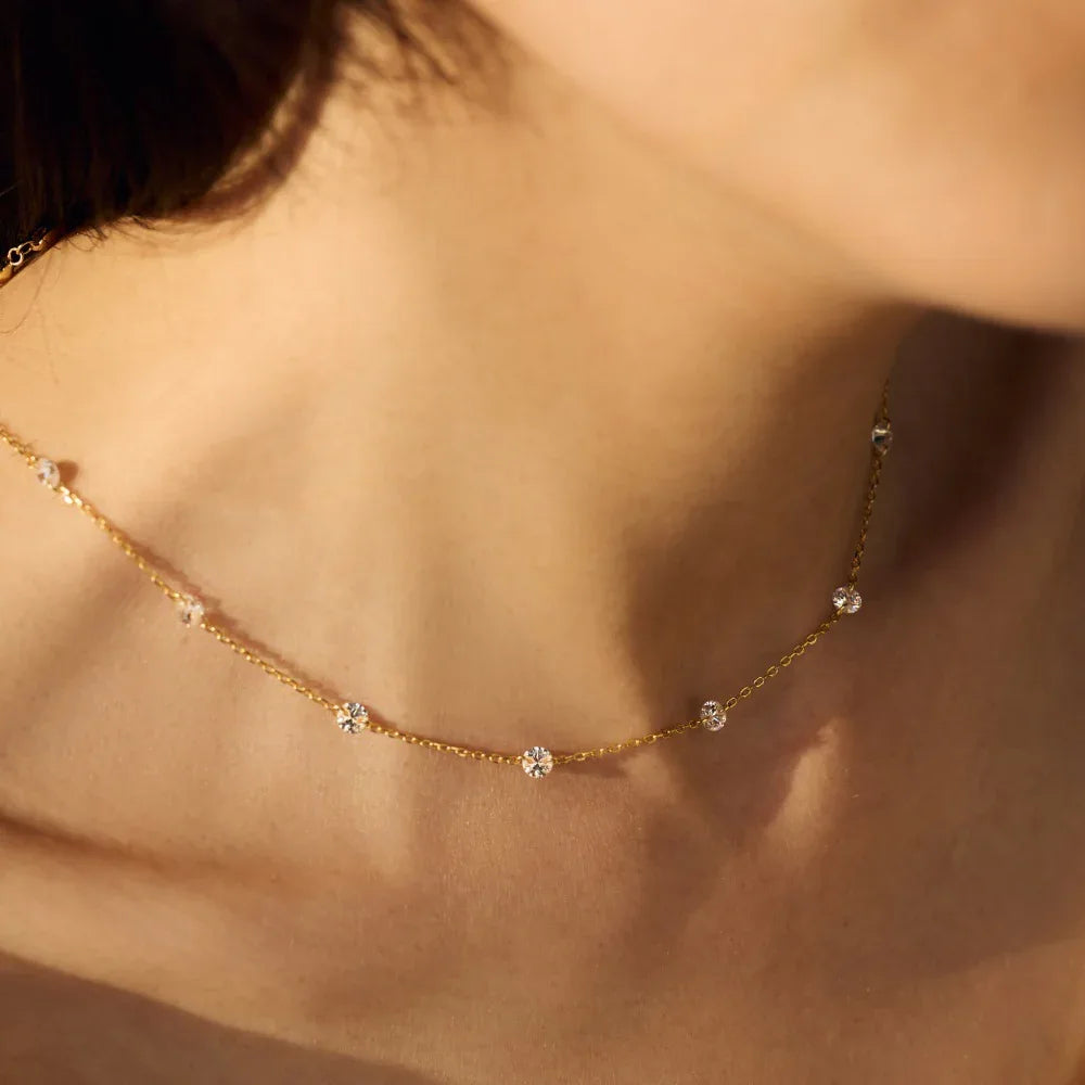 S925 Sterling Silver Necklace For Women XINGX Exquisite Embellishment Design - AURIEVAA