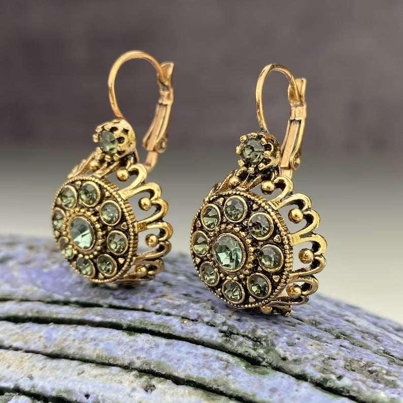 Luxury Gemstone Earrings Fashion Gift For Ladies - AURIEVAA