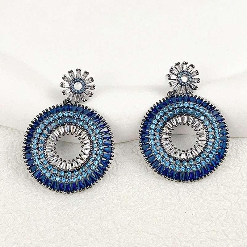 Casual Rainbow Hoop Earrings For Women - AURIEVAA