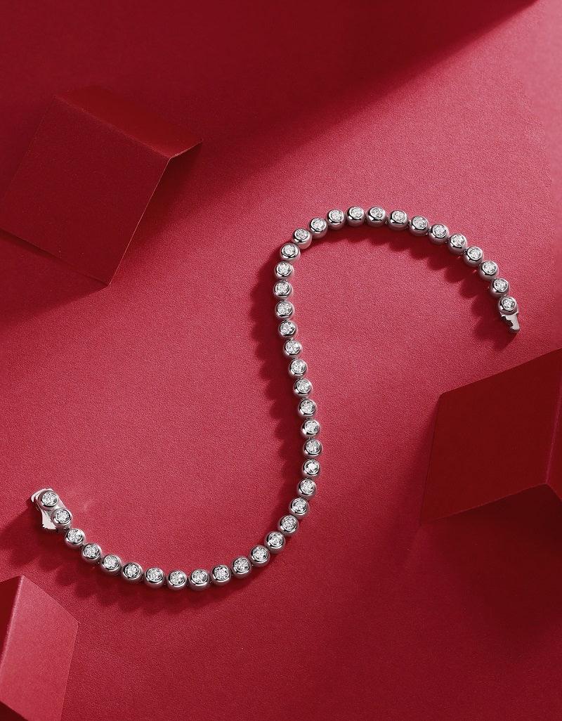 Galaxy Dream Luxury Fashion Mosan Diamond S925 Silver Bracelet - AURIEVAA