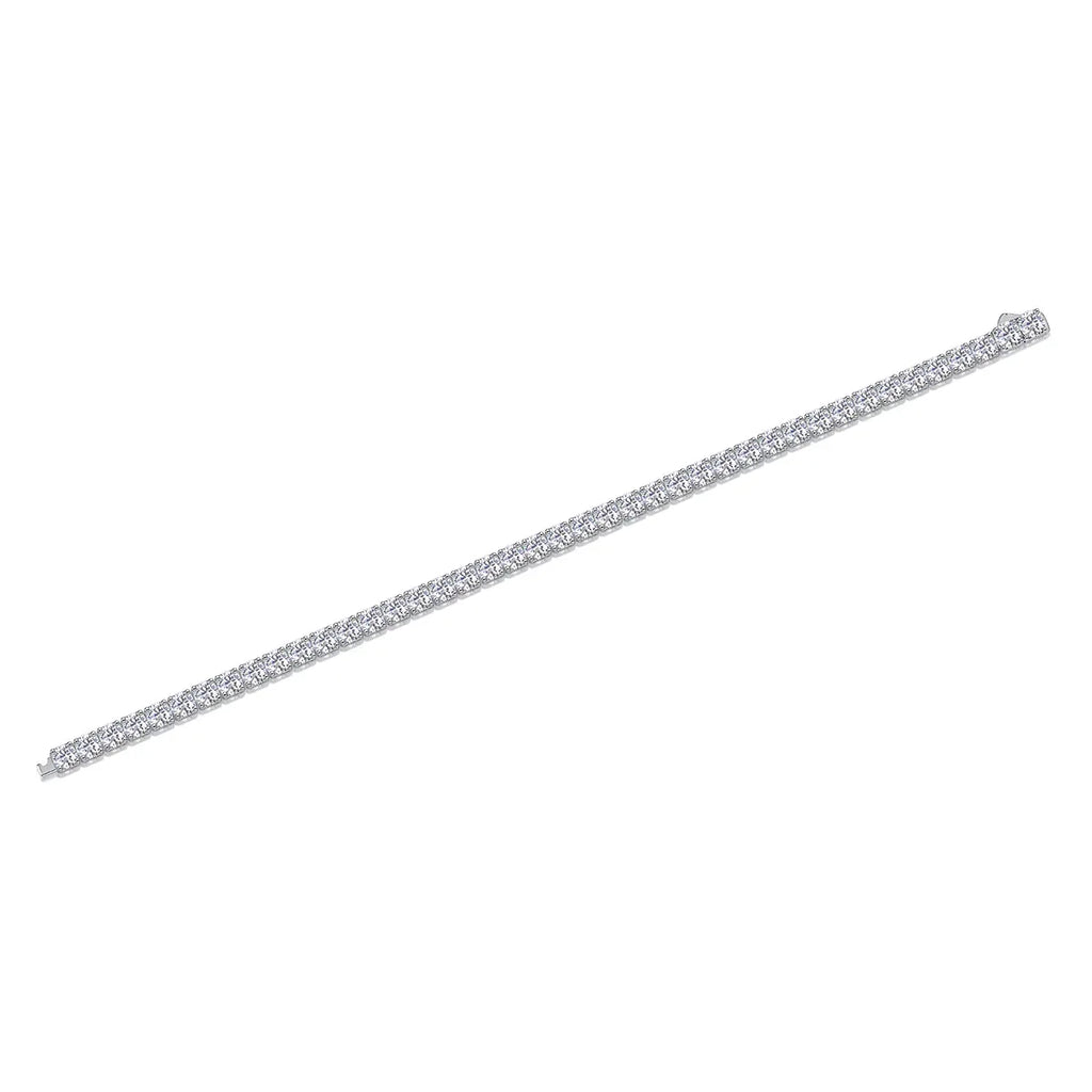 Gravitation Luxury Fashion Mossan Diamond S925 Silver Bracelet - AURIEVAA