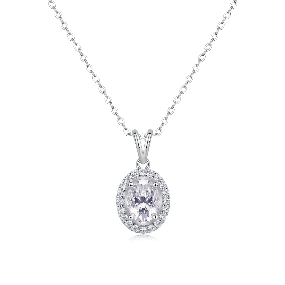 Infinite - A Fashionable And Luxurious Diamond Jewelry Pendant Set With Moissanite S925 Sterling Silver And Platinum Plating - AURIEVAA