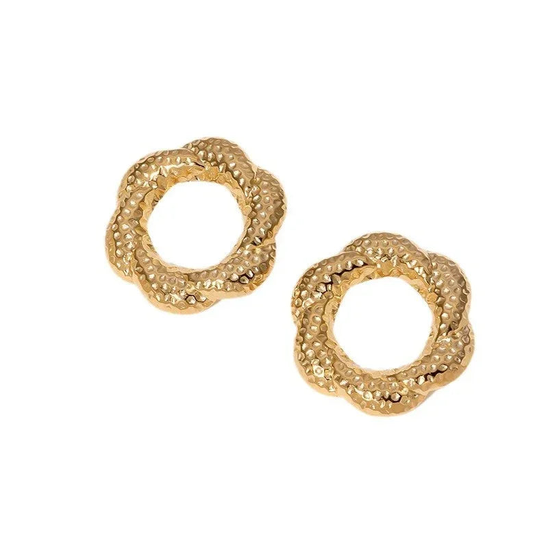 Stainless Steel Studs Earrings Fashion All-match Popular - AURIEVAA