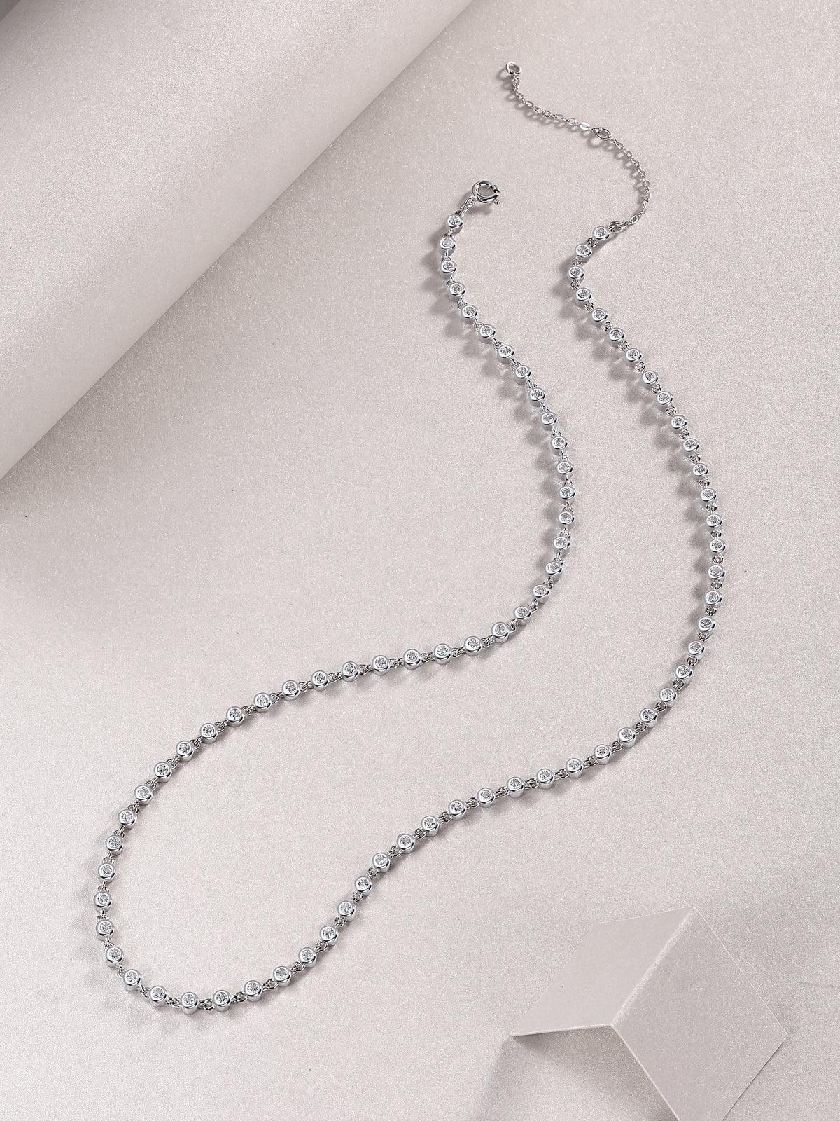 Heart-to-heart - A Fashionable And Luxurious Diamond Jewelry Pendant Set With Moissanite S925 Sterling Silver And Platinum Plating - AURIEVAA