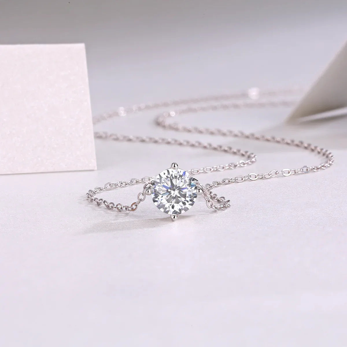 True Heart - A Fashionable And Luxurious Diamond Jewelry Pendant Set With 1-carat Moissan Diamond S925 Sterling Silver - AURIEVAA