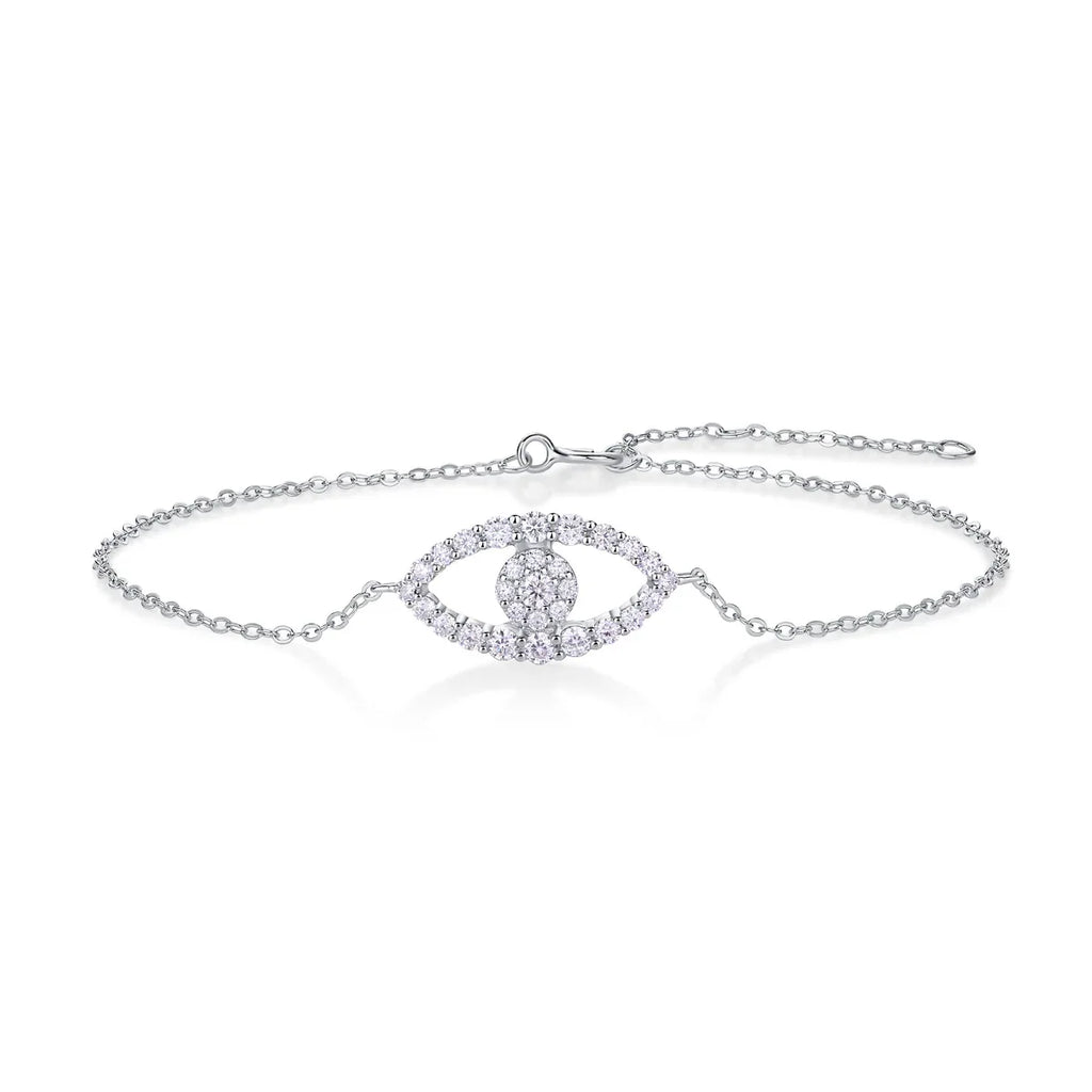 Wishing Elf Luxury Fashion Mosan Diamond S925 Silver Bracelet - AURIEVAA