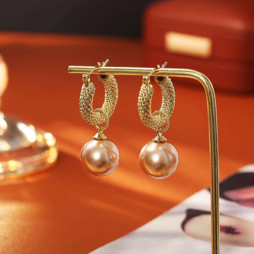 Pearl Earrings High-grade Fashion Special-interest Women - AURIEVAA