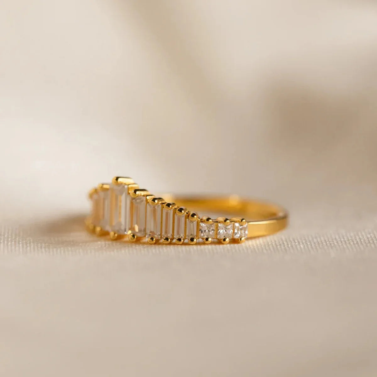 S925 Sterling Silver Simple Fashion Organ Ring Personality - AURIEVAA