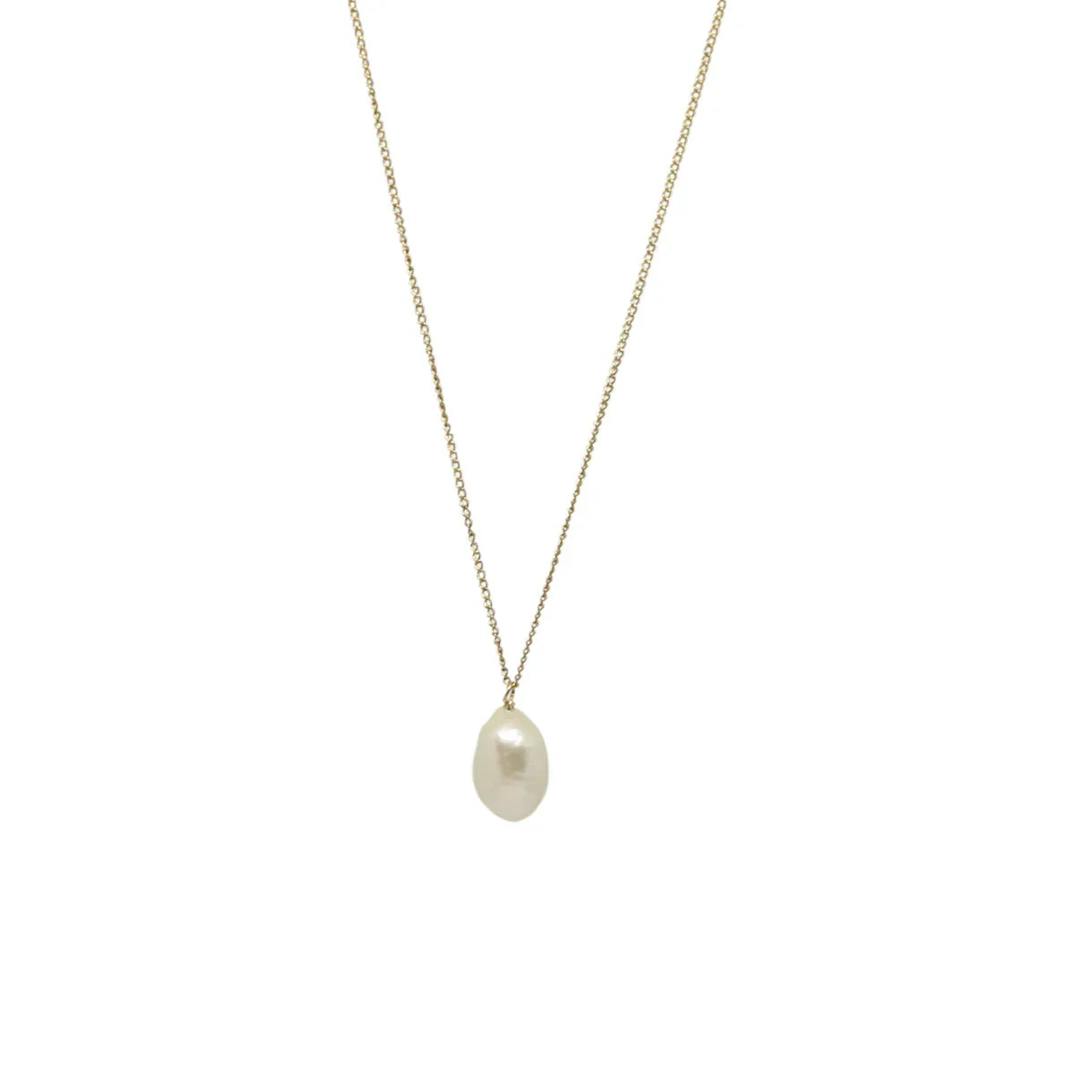 Baroque Pearl Drop Necklace - AURIEVAA