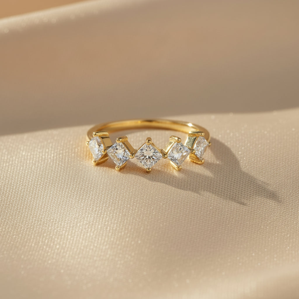 Half Eternity Band Ring