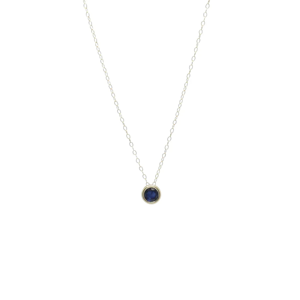 Birthstone Solitaire Necklace - AURIEVAA