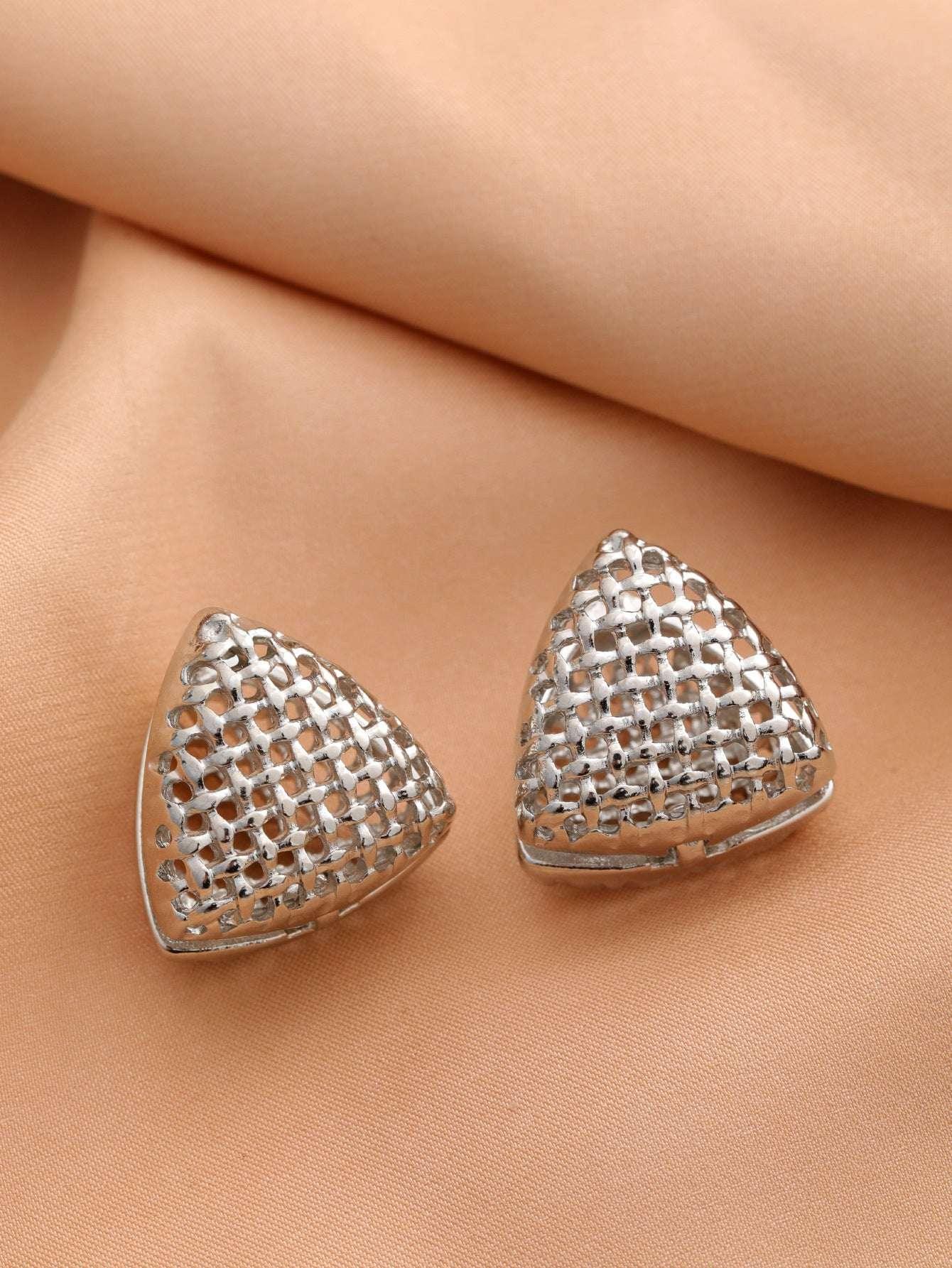 Fashion Grid Versatile Temperament Earrings - AURIEVAA