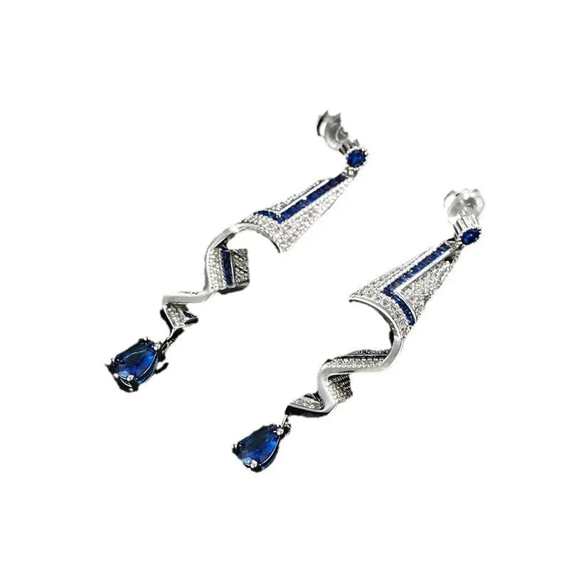 Design Retro Satin Style Earrings With A High-end Feel - AURIEVAA