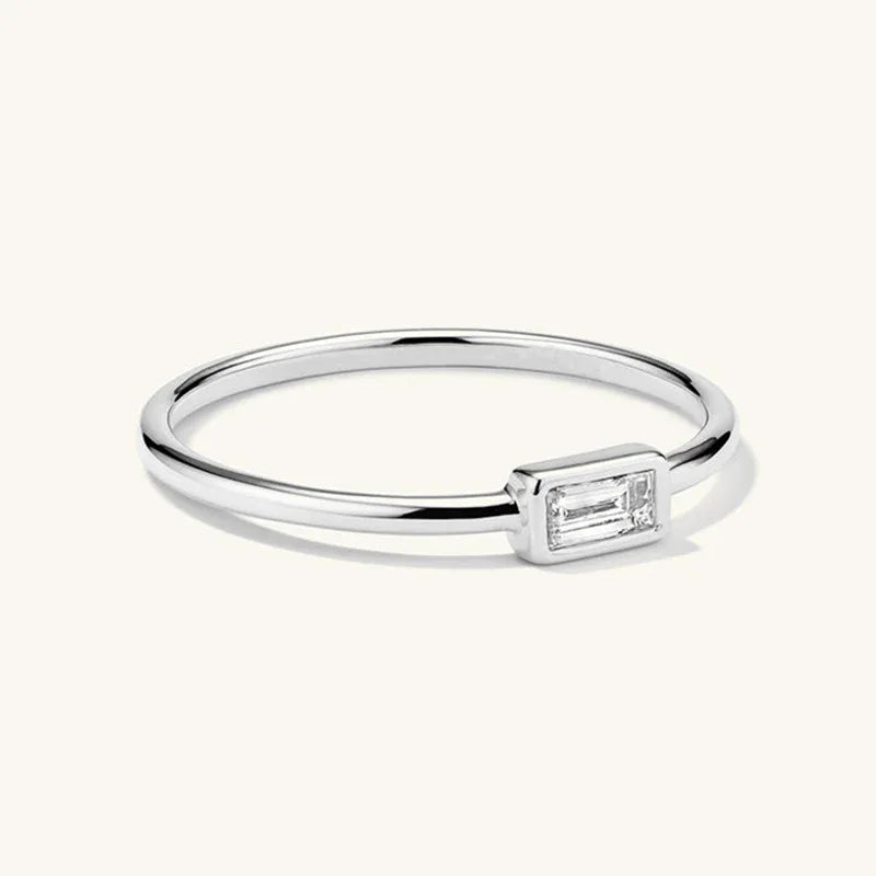 S925 Sterling Silver Simple Elegant High-grade Ring For Women - AURIEVAA