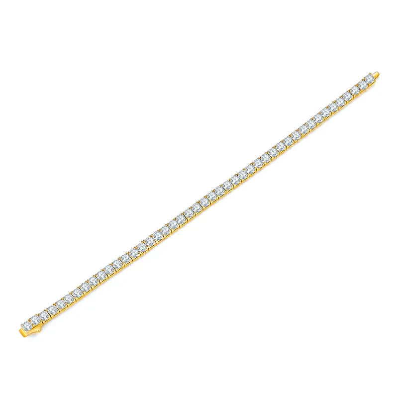 Unique Luxury Fashion Mosan Diamond S925 Silver Bracelet - AURIEVAA
