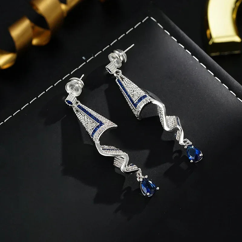 Design Retro Satin Style Earrings With A High-end Feel - AURIEVAA