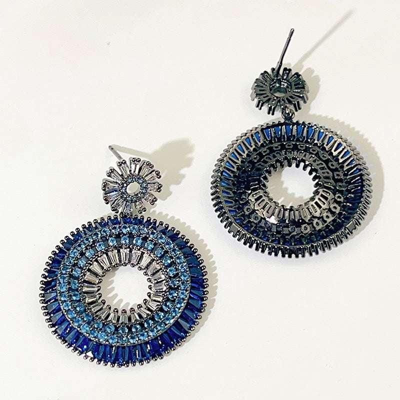 Casual Rainbow Hoop Earrings For Women - AURIEVAA