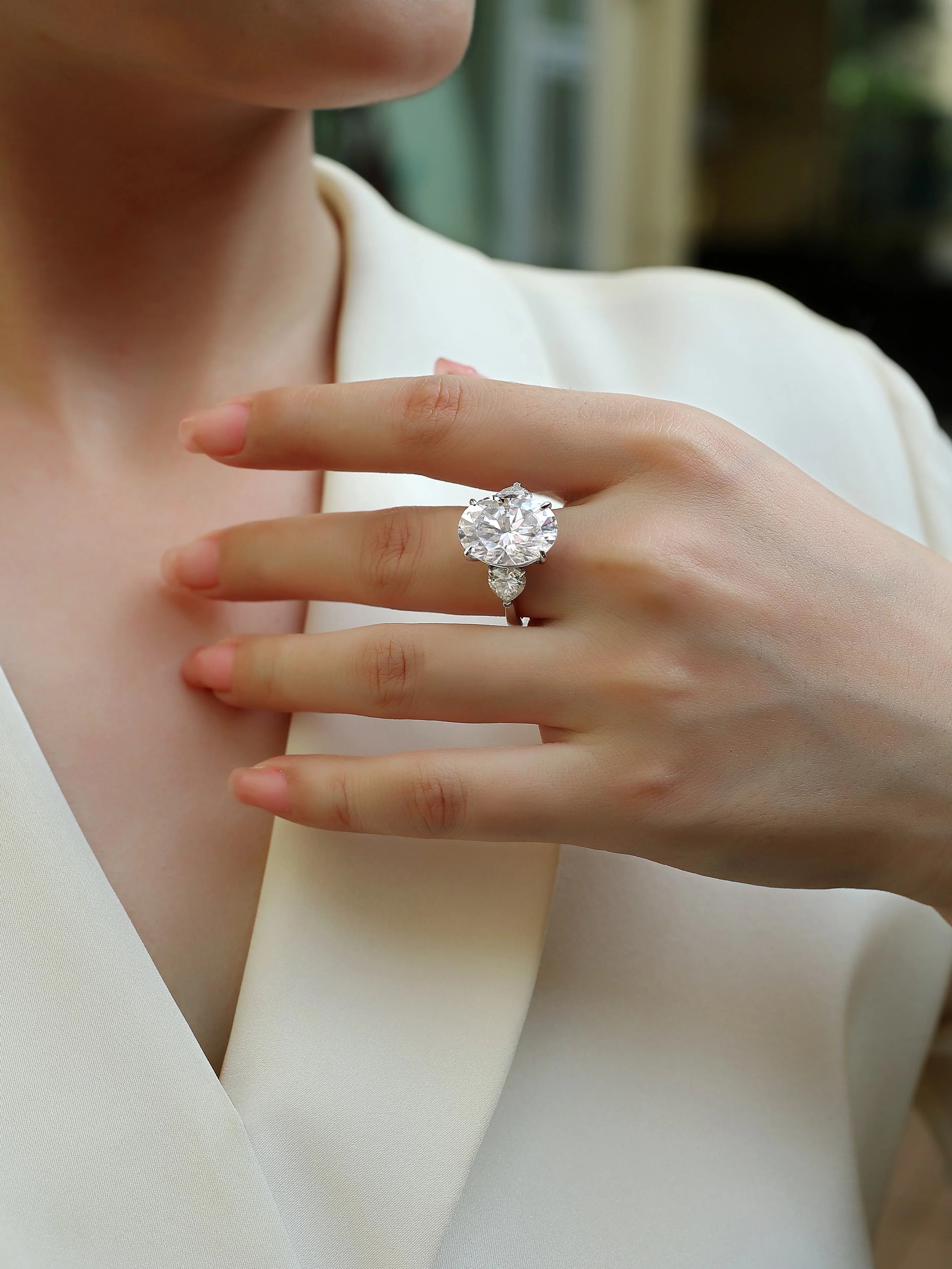 Soul Resonance - A Fashionable And Luxurious Jewelry Accessory Set With Moissanite S925 Sterling Silver And Platinum-plated Diamond - AURIEVAA