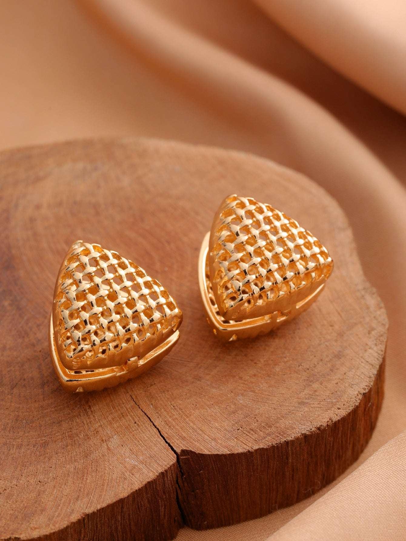 Fashion Grid Versatile Temperament Earrings - AURIEVAA