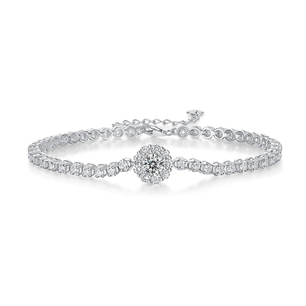 The Bridge Of Magpies Luxury Fashion Mosan Diamond Silver Jewelry Comparable To Natural Diamond Bracelet - AURIEVAA