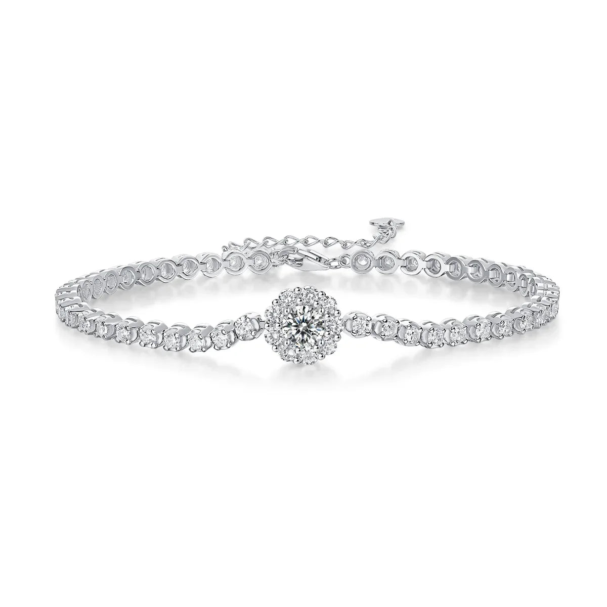 The Bridge Of Magpies Luxury Fashion Mosan Diamond Silver Jewelry Comparable To Natural Diamond Bracelet - AURIEVAA