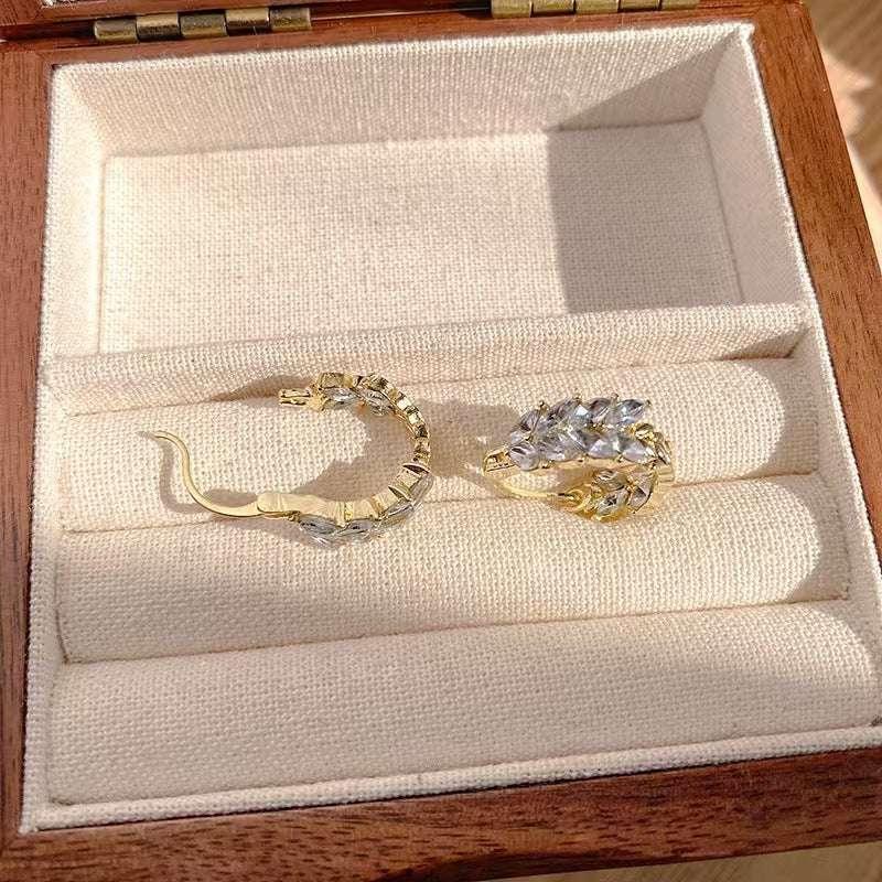 Simple Temperament Wheat Ear Ring - AURIEVAA