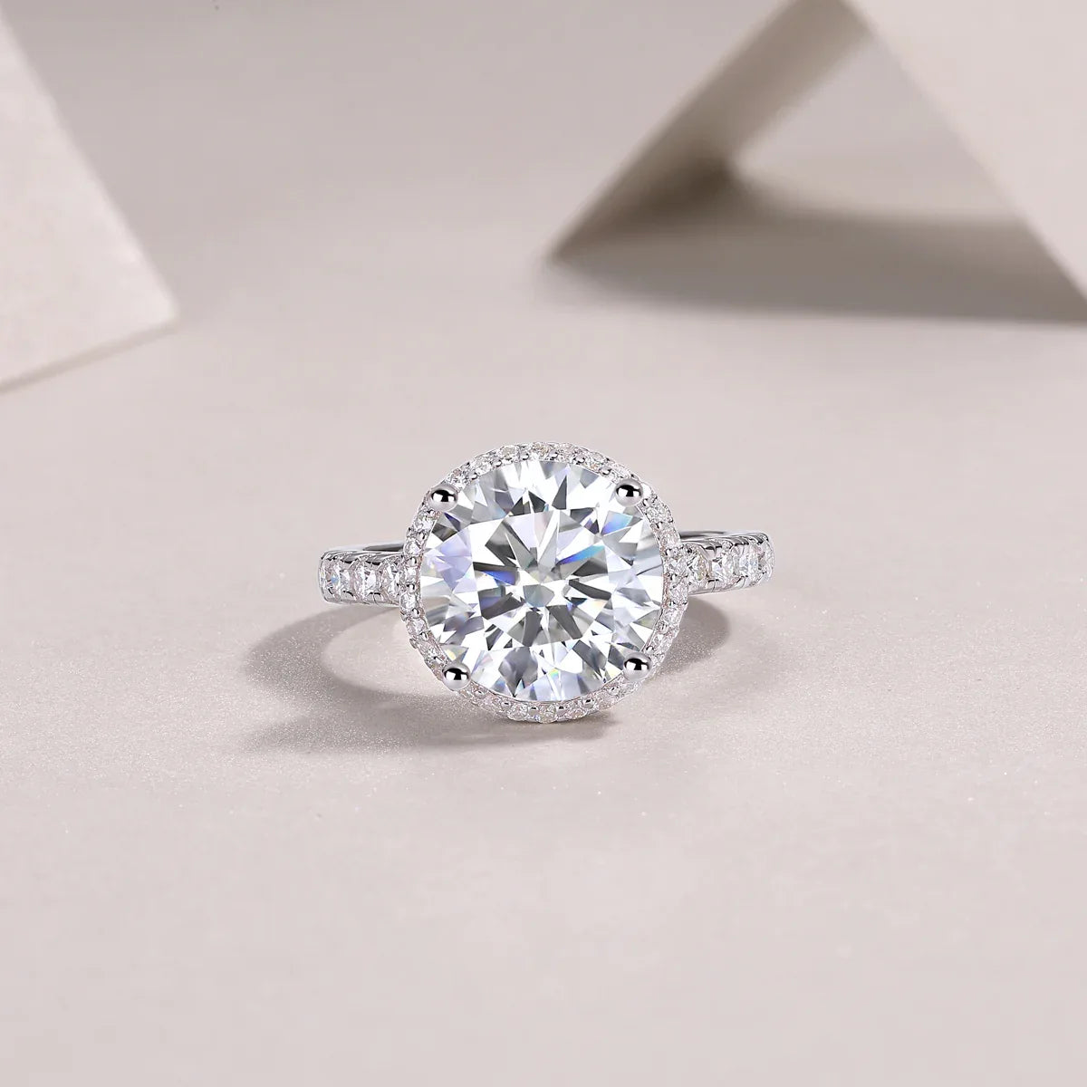 Starry Sky - A Fashionable And Luxurious Jewelry Piece Set With 5-carat Moissan Diamond S925 Sterling Silver And Platinum-plated Diamond - AURIEVAA